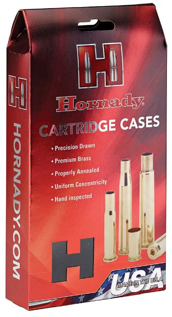 Picture of Hornady 8604 Unprimed Cases Cartridge 204 Ruger Rifle Brass