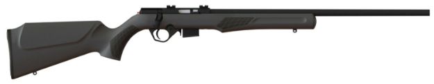 Picture of Rossi RB17H2111 RB17  Full Size 17 HMR 5+1, 21" Matte Black Button Rifled Free Floating Steel Barrel, Matte Black Stainless Steel Receiver, Black Fixed Monte Carlo Stock, Right Hand