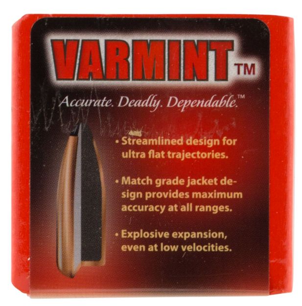 Picture of Hornady 2240 Traditional Varmint 22 Cal .224 50 gr Spire Point SX 100 Per Box/ 40 Case