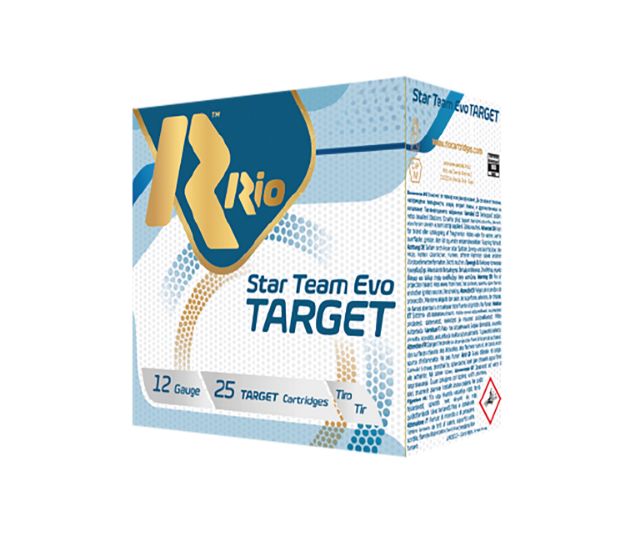 Picture of Rio Ammunition STT28LT9 Star Team EVO Target 12Gauge 2.75" 1oz 9Shot 25 Per Box/10 Case