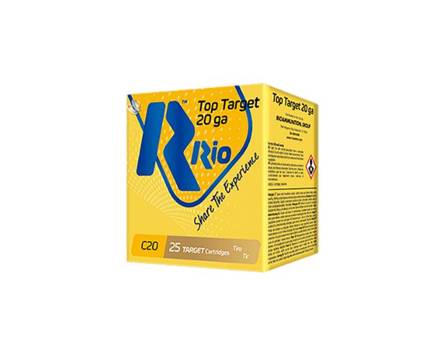 Picture of Rio Ammunition TT2075 Top Target  20Gauge 2.75" 7/8oz 7.5Shot 25 Per Box/10 Case