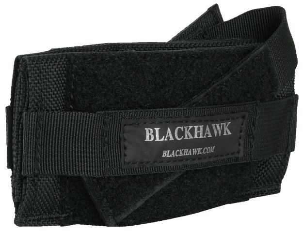 Picture of Blackhawk 40FB02BK Flat Belt  OWB Black Cordura Belt Loop Fits Most Pistols/Sm & Med Revolvers Ambidextrous