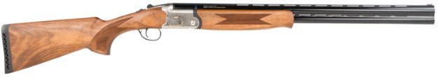 Picture of TriStar 33104 Trinity  O/U 12 Gauge 26" 2rd 3" Silver Engraved with 24K Gold Inlay Rec Turkish Walnut Stock Right Hand (Full Size) Includes 5 MobilChoke