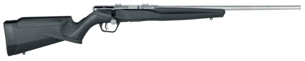 Picture of Savage Arms 70802 B17 FVSS Bolt Action 17 HMR Caliber with 10+1 Capacity, 21" Heavy Barrel, Matte Stainless Metal Finish & Matte Black Synthetic Stock Right Hand (Full Size)