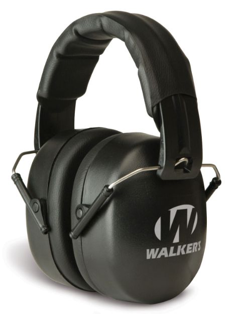 Picture of Walker's GWPEXFM3 EXT Range Shooting Muff 30 dB Over the Head Black Polymer