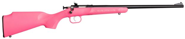 Picture of Crickett KSA2220 Youth  22 LR 1rd 16.12" Blued Barrel & Receiver, Fixed Front/Adjustable Rear Peep Sights, Pink Synthetic Stock w/11.5" LOP, Rebounding Firing Pin Safety