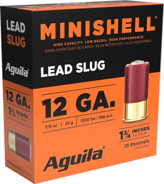 Picture of Aguila 1CHB1386 Minishell  12Gauge 1.75" 5/8oz 25 Per Box/10 Case