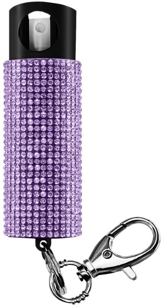 Picture of SKYLINE USA INC PSGDBOPR Pepper Spray Bling-It-On 0.50 oz Purple Includes Keychain