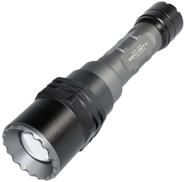 Picture of Lb Marketing 97739 Long Throw Flashlight  Gray 250/700 Lumens White LED