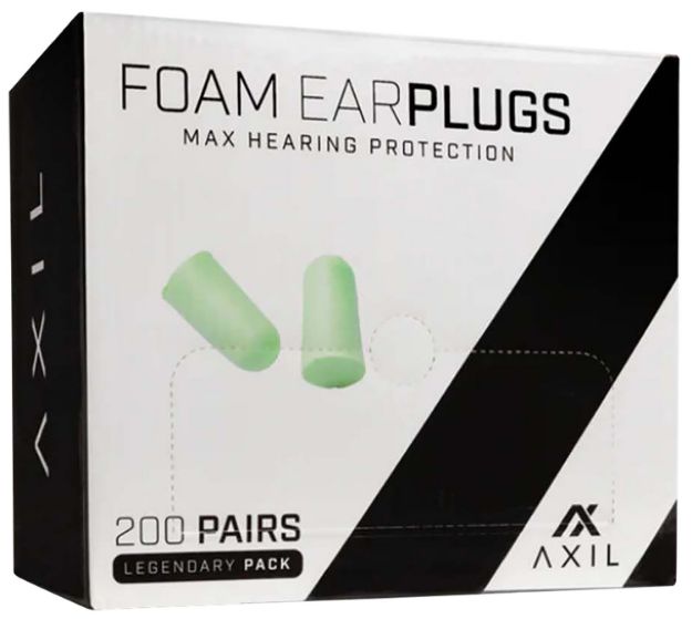 Picture of Axil LLC AXFP200GP  Foam Ear Plugs 32 dB Green 200 Pair