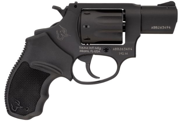 Picture of Taurus 2942M021 942  22 WMR 8rd 2" Barrel, Overall Matte Black Finish Steel & Finger Grooved Black Polymer Grip