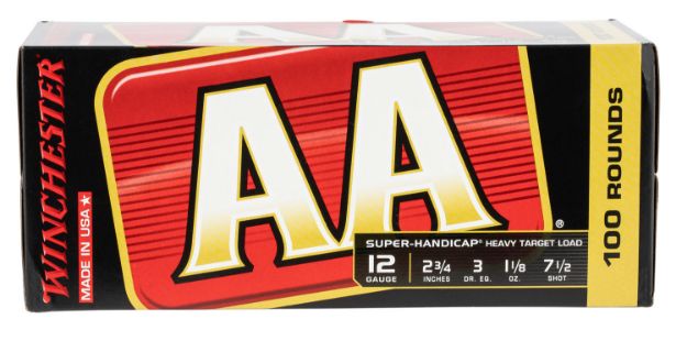 Picture of Winchester Ammo AAHA127VP AA Super Handicap Heavy Target 12Gauge 2.75" 1 1/8oz 7.5Shot 100 Bx/2 Case *Value Pack