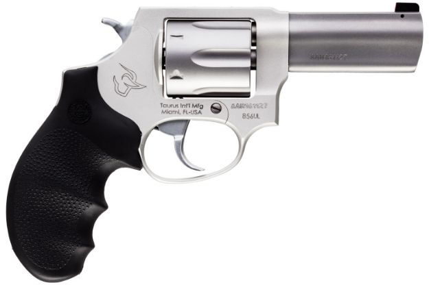 Picture of Taurus 2-85639ULNS 856 Ultra-Lite Defender 38 Special +P 6rd 3" Matte Stainless Steel Black Hogue Rubber Grip