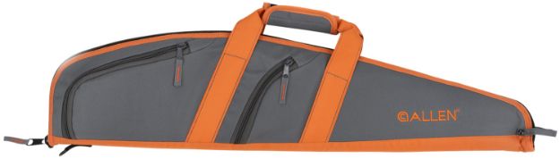 Picture of Allen 31732 Springs Compact Youth Rifle Case Fits Scoped Rifles Up To 32", Gray w/Orange Trim, Nylon Lining, Padded Handle, 2 Accessory Pockets