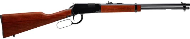 Picture of Rossi RL22181WD Rio Bravo  Lever Action 22 LR Caliber with 15+1 Capacity, 18" Round Barrel, Polished Black Metal Finish & German Beechwood Stock Right Hand (Full Size)