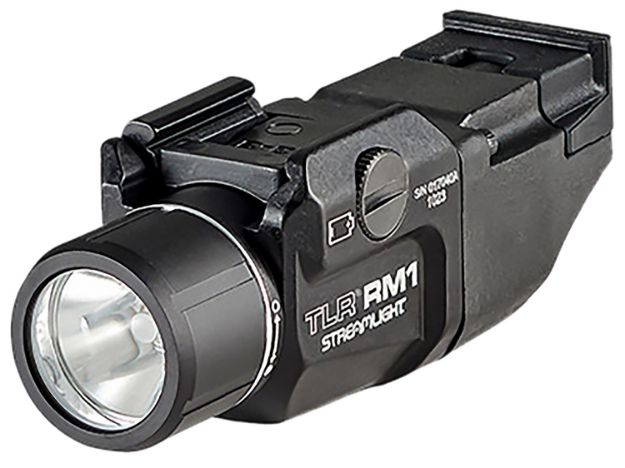 Picture of Streamlight 69441 TLR RM 1 Rail Mounted Tactical Lighting System  Black Anodized 500 Lumens White