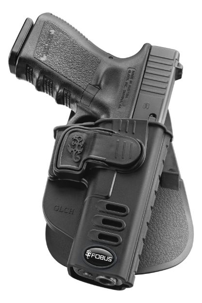 Picture of Fobus GLCH Active Retention CH OWB Polymer Paddle Fits Glock 17/19/22/23/31/32/34/35/45 Right Hand