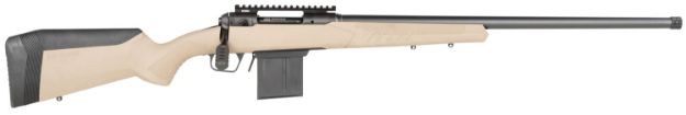 Picture of Savage Arms 57492 110 Tactical Desert 6.5 PRC 7+1 24", Matte Black Metal, Flat Dark Earth Fixed AccuStock with AccuFit