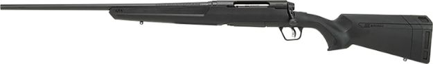 Picture of Savage Arms 57517 Axis II  Full Size 6.5 Creedmoor 4+1 22" Carbon Steel Barrel, Black Drilled & Tapped Receiver, Improved Ergonomic Synthetic Stock, Adj. AccuTrigger, Left Hand