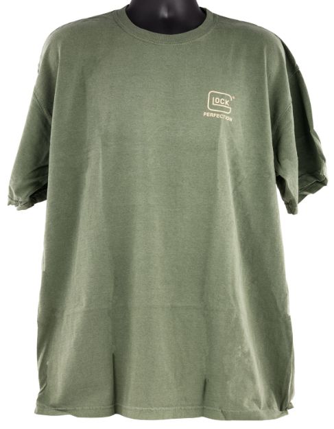 Picture of Glock AA75152 Perfection T-Shirt Green XL Short Sleeve