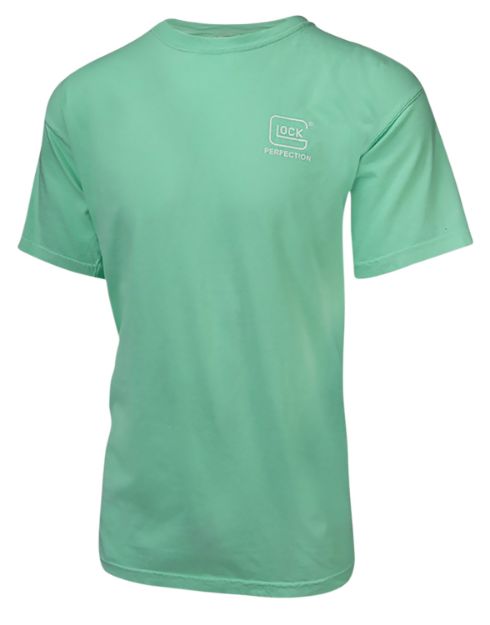 Picture of Glock AA75142 Crossover  Turquoise Cotton Short Sleeve 3XL