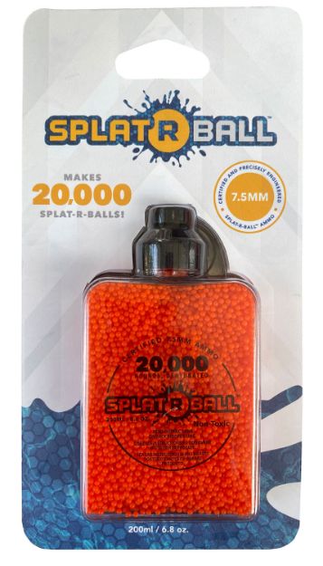 Picture of Splat R Ball 950022 Water Beads  7-7.5mm Polymer/ 20,000 Per Bottle