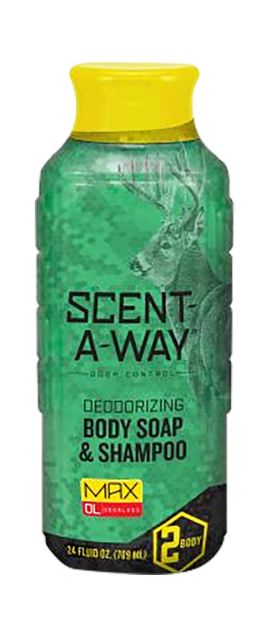 Picture of Scent-A-Way 07756 Max Green Soap Odor Eliminator Odorless Scent Vegetable Proteins 24 oz Liquid