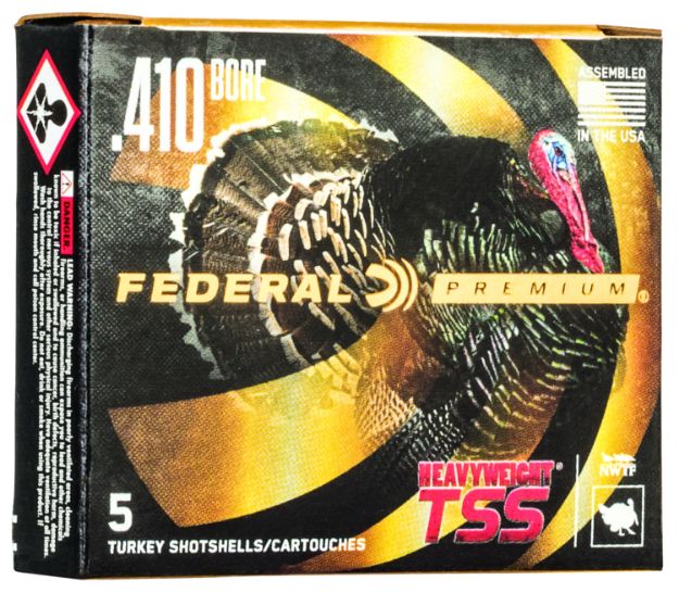 Picture of Federal PTSS419F9 Premium Turkey Heavyweight TSS 410Gauge 3" 13/16oz 9Shot 5 Per Box/10 Case