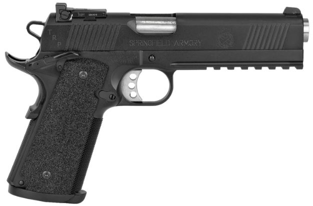 Picture of Springfield Armory PC9105LCA18 1911 TRP Operator *CA Compliant 45 ACP 5" 7+1 Black Armory Kote Long Black Carbon Steel Slide Black G10 Grip