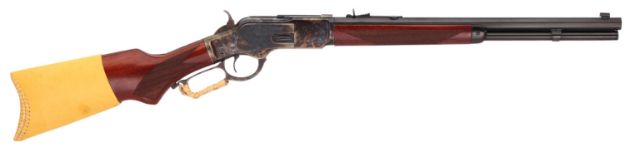 Picture of Taylors & Company 550202COM 1873 Comanchero 357 Mag Caliber with 10+1 Capacity, 18" Barrel, Color Case Hardened Metal Finish & Walnut Fixed Pistol Grip Stock Right Hand (Full Size)