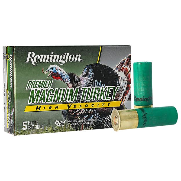 Picture of Remington Ammunition 28041 Premier Magnum Turkey High Velocity 12 Gauge 3.50" 2 oz 5 Shot 5 Per Box/ 20 Cs