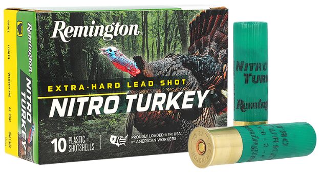 Picture of Remington Ammunition 26690 Nitro Turkey  12Gauge 2.75" 1 1/2oz 4Shot 10 Per Box/ 10 Case