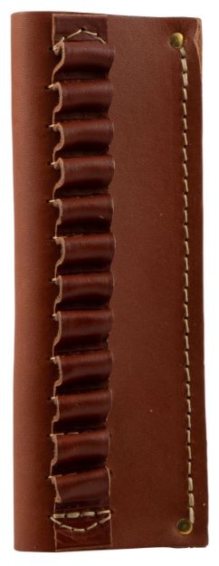 Picture of Hunter Company 0538 Cartridge Belt Slide  Chestnut Tan Leather 38 Cal 12rd Pistol 2"