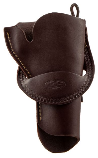 Picture of Hunter Company 109040 Crossdraw  OWB Size 40 Antique Brown Leather Belt Loop Fits Ruger Vaquero Fits Colt Frontier Scout Fits 4.62-6" Barrel Right Hand