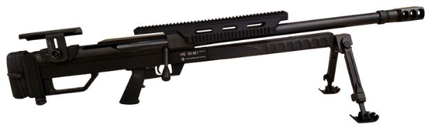 Picture of Steyr Arms 610501 HS .50-M1  Take Down Design, 50 BMG 5+1 24" Fluted/Threaded, Black, Fully Adj. Chassis, Muzzle Brake, Adj. Integrated Bipod & Monopod, Optics Mount