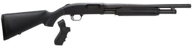 Picture of Mossberg 50521 500 Special Purpose 12 Gauge 5+1 3" 18" Barrel, Parkerized Finish, Aluminum Receiver, Synthetic Stock, Accu-Set Chokes, Includes Exclusive Pistol Grip Kit