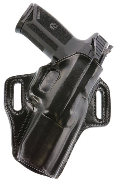 Picture of Galco CON458B Concealable  OWB Black Leather Belt Slide Fits FN Five-seveN USG Fits Ruger 57 Fits FN Five-seveN MK2 Right Hand