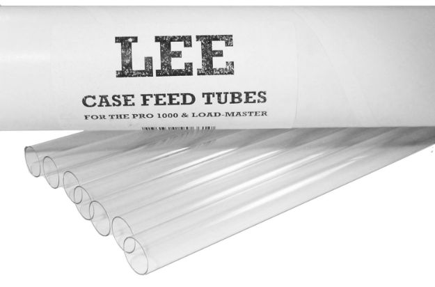 Picture of Lee Precision 90661 Case Feeder Tubes Clear Multi-Caliber Plastic 7 Per Pkg