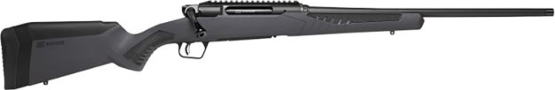 Picture of Savage Arms 57905 Impulse Driven Hunter 308 Win 4+1 18" Threaded, Matte Black Barrel/Rec, Gray Stock with Black Rubber Cheek Piece and Grips, Straight Pull Bolt