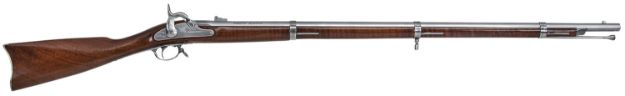 Picture of Traditions R186100 1861 Springfield  58 Cal Percussion 40" Stainless Round Barrel, Oiled Walnut Stock, Fixed Front Sight, Adjustable Rear Sight