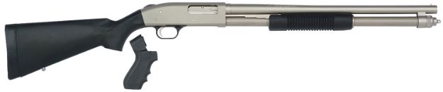 Picture of Mossberg 50299 590 Mariner 12 Gauge 8+1 3" 20" Cylinder Bore Barrel, Silver Marinecote Barrel/Receiver, Synthetic Stock, Includes Pistol Grip Conversion Kit