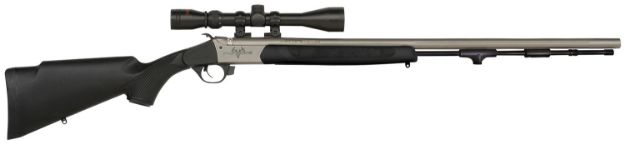 Picture of Traditions R5-74115040 Pursuit XT 45 Cal 209 Primer 26", Stainless Barrel/Rec, Black Synthetic Furniture, Elite XT Trigger, 3-9x40mm Duplex Scope