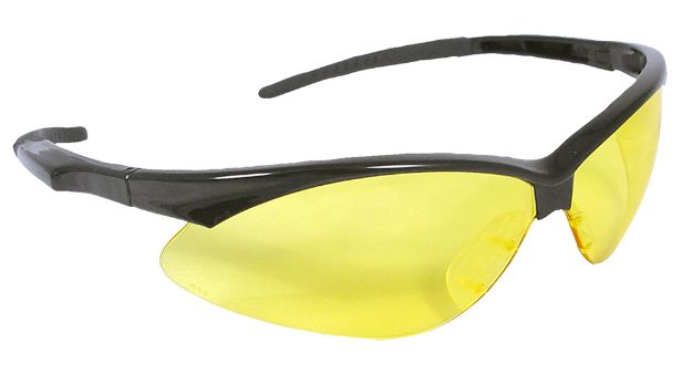 Picture of Radians OB140CS Outback Shooting Glasses Adult Amber Lens Anti-Fog Black Frame