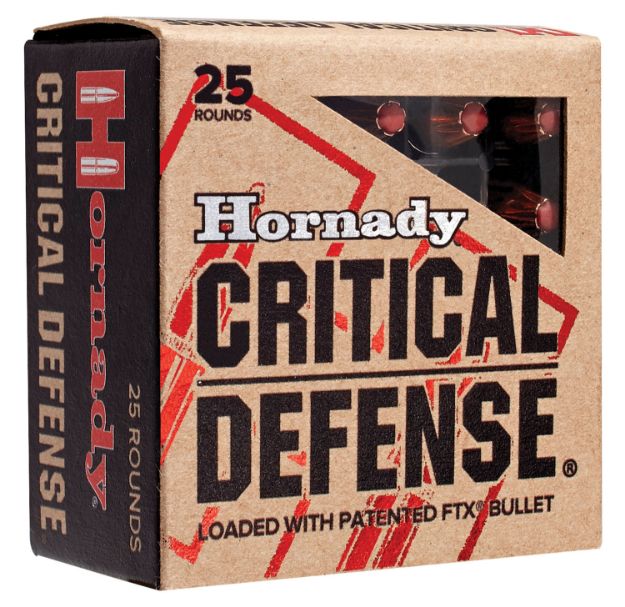 Picture of Hornady 90500 Critical Defense  357Mag 125gr Hornady Flex Tip eXpanding 25 Per Box/10 Case