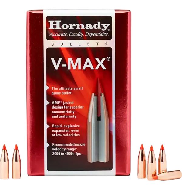 Picture of Hornady 17105 V-Max  17 Cal .172 25 gr V Max 100 Per Box/ 40 Case