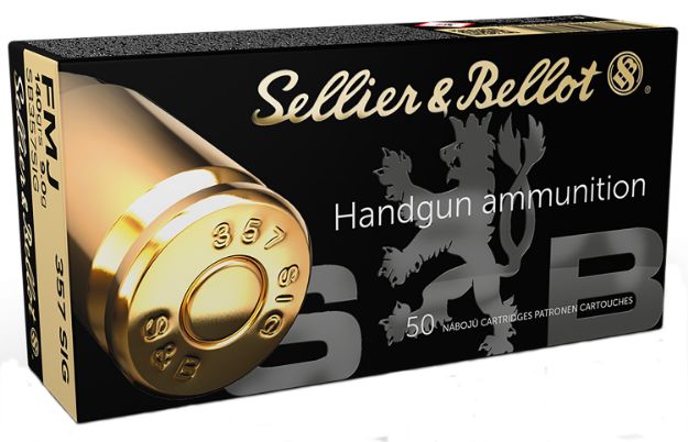 Picture of Sellier & Bellot SB357SIG Handgun  357Sig 140gr Full Metal Jacket 50 Per Box/20 Case