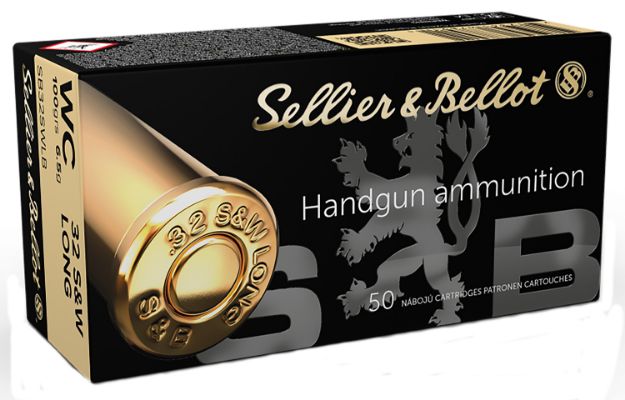 Picture of Sellier & Bellot SB32SWLB Handgun  32S&WLong 100gr Wadcutter 50 Per Box/20 Case