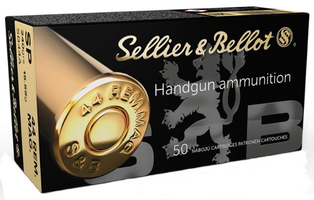 Picture of Sellier & Bellot SB44A Handgun  44RemMag 240gr Soft Point 50 Per Box/12 Case