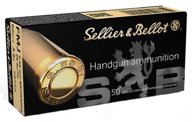 Picture of Sellier & Bellot SB25A Handgun  25ACP 50gr Full Metal Jacket 50 Per Box/40 Case