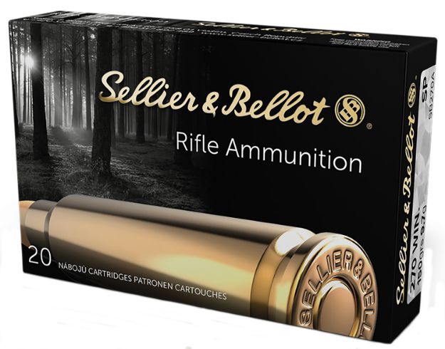 Picture of Sellier & Bellot SB270A Rifle  270Win 150gr Soft Point 20 Per Box/20 Case